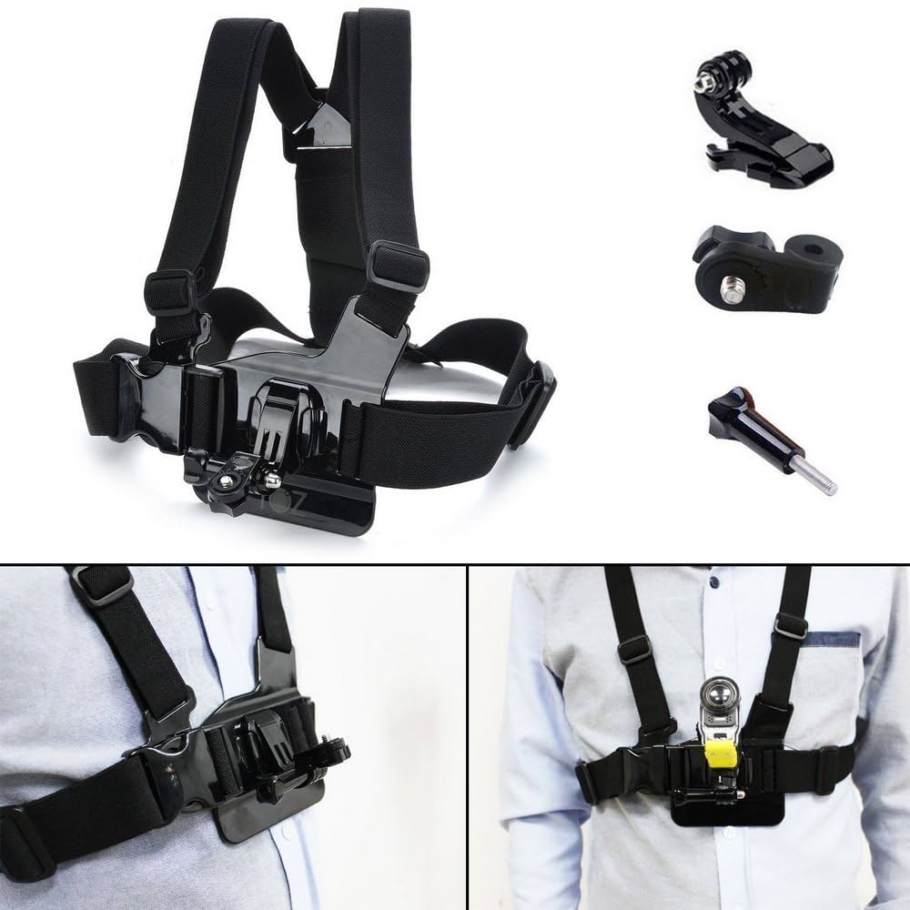 (未使用･未開封品)　調節可能な胸ボディハーネスベルトストラップマウントfor Sony Action Cam - as100?V as30?V AEE as15?as30?GoPro Hero 4?3?+ 3?2?1?sj1000スポ df5ndr3 Amazon.com: Adjustable Chest Body Harness Belt Strap Mount